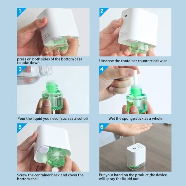 HUMIFICADOR AUTOMATICO DESINFECCION AL